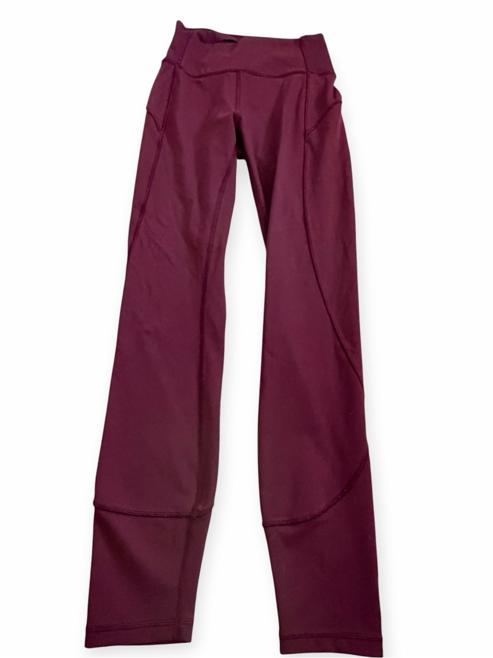 lululemon In Movement 7/8 Everlux Leggings 25” Garnet Maroon Size 4 s
